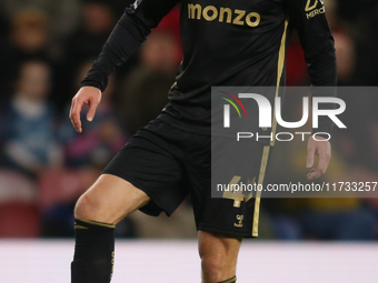 Bobby Thomas of Coventry City plays during the Sky Bet Championship match between Middlesbrough and Coventry City at the Riverside Stadium i...