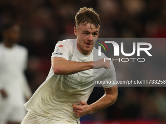 Tommy Conway of Middlesbrough plays during the Sky Bet Championship match between Middlesbrough and Coventry City at the Riverside Stadium i...