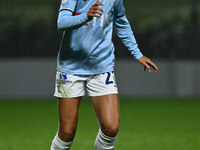 Federica D'Auria of S.S. Lazio is in action during the 8th day of the Serie A Femminile eBay Championship between S.S. Lazio and F.C. Como a...