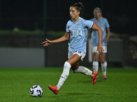 Eleonora Goldoni of S.S. Lazio is in action during the 8th day of the Serie A Femminile eBay Championship between S.S. Lazio and F.C. Como a...