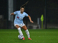 Eleonora Goldoni of S.S. Lazio is in action during the 8th day of the Serie A Femminile eBay Championship between S.S. Lazio and F.C. Como a...