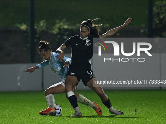 Elisabetta Oliviero of S.S. Lazio and Ramona Petzelberger of F.C. Como Women are in action during the 8th day of the Serie A Femminile eBay...