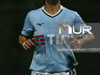 Flaminia Simonetti of S.S. Lazio participates in the 8th day of the Serie A Femminile eBay Championship between S.S. Lazio and F.C. Como at...