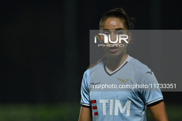 Eleonora Goldoni of S.S. Lazio participates in the 8th day of the Serie A Femminile eBay Championship between S.S. Lazio and F.C. Como at th...