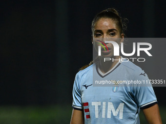 Eleonora Goldoni of S.S. Lazio participates in the 8th day of the Serie A Femminile eBay Championship between S.S. Lazio and F.C. Como at th...