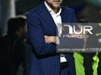 Stefano Sottili coaches F.C. Como Women during the 8th day of the Serie A Femminile eBay Championship between S.S. Lazio and F.C. Como at th...