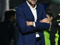 Stefano Sottili coaches F.C. Como Women during the 8th day of the Serie A Femminile eBay Championship between S.S. Lazio and F.C. Como at th...