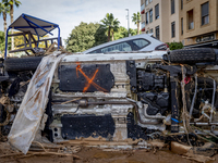 Thousands of volunteers participate in cleaning the areas affected by the floods of October 29 in Valencia. Towns such as Massanassa, Alfafa...