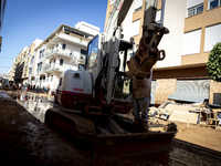 Thousands of volunteers participate in cleaning the areas affected by the floods of October 29 in Valencia. Towns such as Massanassa, Alfafa...