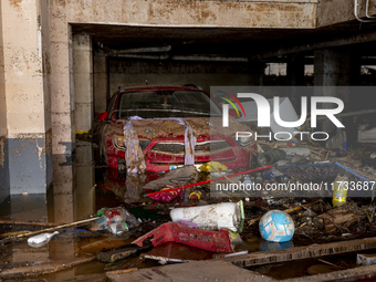 Thousands of volunteers participate in cleaning the areas affected by the floods of October 29 in Valencia. Towns such as Massanassa, Alfafa...