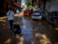 Thousands of volunteers participate in cleaning the areas affected by the floods of October 29 in Valencia. Towns such as Massanassa, Alfafa...