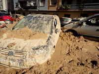 Thousands of volunteers participate in cleaning the areas affected by the floods of October 29 in Valencia. Towns such as Massanassa, Alfafa...