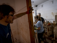 Thousands of volunteers participate in cleaning the areas affected by the floods of October 29 in Valencia. Towns such as Massanassa, Alfafa...