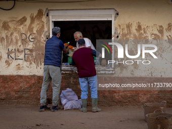 Thousands of volunteers participate in cleaning the areas affected by the floods of October 29 in Valencia. Towns such as Massanassa, Alfafa...