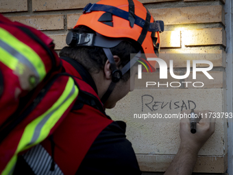 Thousands of volunteers participate in cleaning the areas affected by the floods of October 29 in Valencia. Towns such as Massanassa, Alfafa...