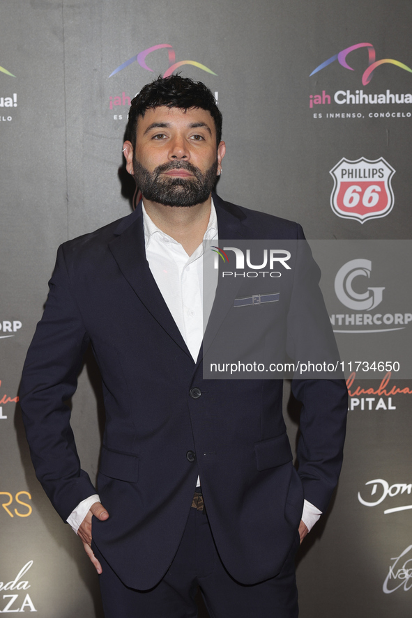 Diego Cardenas attends the red carpet for the Miss Universe Catrinas Gala at Antiguo Colegio de las Vizcainas in Mexico City, Mexico, on Nov...