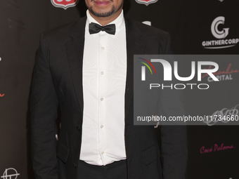 Jorge Aranda attends the red carpet for the Miss Universe Catrinas Gala at Antiguo Colegio de las Vizcainas in Mexico City, Mexico, on Novem...