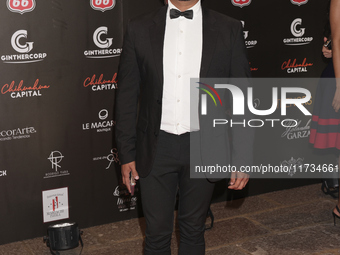 Jorge Aranda attends the red carpet for the Miss Universe Catrinas Gala at Antiguo Colegio de las Vizcainas in Mexico City, Mexico, on Novem...