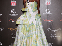 Miss Malta Beatrice Njoya attends the red carpet for the Miss Universe Catrinas Gala at Antiguo Colegio de las Vizcainas in Mexico City, Mex...