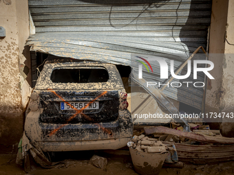 Thousands of volunteers participate in cleaning the areas affected by the floods of October 29 in Valencia. Towns such as Massanassa, Alfafa...