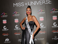 Miss United States Virgin Islands Stephany Andujar attends the red carpet for the Miss Universe Catrinas Gala at Antiguo Colegio de las Vizc...