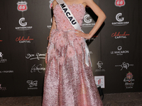 Miss Macau Cassandra Chiu attends the red carpet for the Miss Universe Catrinas Gala at Antiguo Colegio de las Vizcainas in Mexico City, Mex...