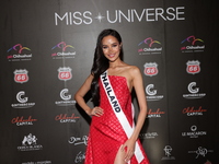 Miss Thailand Suchata Chuangsri attends the red carpet for the Miss Universe Catrinas Gala at Antiguo Colegio de las Vizcainas in Mexico Cit...