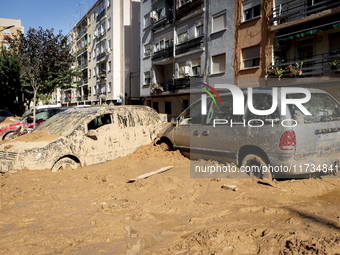 Thousands of volunteers participate in cleaning the areas affected by the floods of October 29 in Valencia. Towns such as Massanassa, Alfafa...