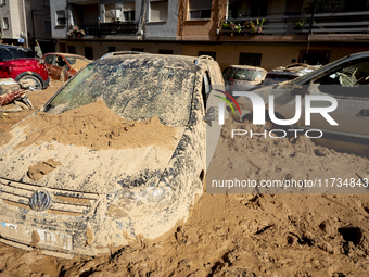 Thousands of volunteers participate in cleaning the areas affected by the floods of October 29 in Valencia. Towns such as Massanassa, Alfafa...