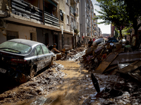 Thousands of volunteers participate in cleaning the areas affected by the floods of October 29 in Valencia. Towns such as Massanassa, Alfafa...