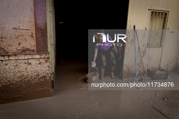 Thousands of volunteers participate in cleaning the areas affected by the floods of October 29 in Valencia. Towns such as Massanassa, Alfafa...