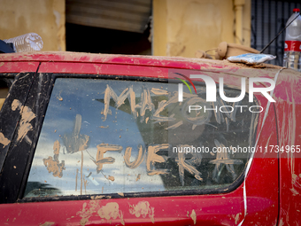 Thousands of volunteers participate in cleaning the areas affected by the floods of October 29 in Valencia. Towns such as Massanassa, Alfafa...