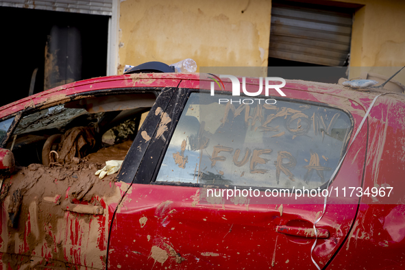 Thousands of volunteers participate in cleaning the areas affected by the floods of October 29 in Valencia. Towns such as Massanassa, Alfafa...