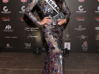 Miss Israel Ofir Korsia attends the red carpet for the Miss Universe Catrinas Gala at Antiguo Colegio de las Vizcainas in Mexico City, Mexic...