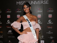 Miss Spain Michelle Jimenez attends the red carpet for the Miss Universe Catrinas Gala at Antiguo Colegio de las Vizcainas in Mexico City, M...