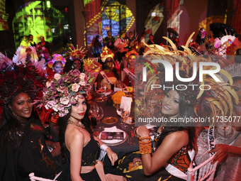 Miss Canada Ashley Callingbull attends the Miss Universe Catrinas Gala at Antiguo Colegio de las Vizcainas in Mexico City, Mexico, on Novemb...