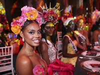 Miss Turks and Caicos Islands Raynae Myers attends the Miss Universe Catrinas Gala at Antiguo Colegio de las Vizcainas in Mexico City, Mexic...