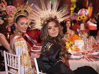 Miss United States Alma Cooper attends the Miss Universe Catrinas Gala at Antiguo Colegio de las Vizcainas in Mexico City, Mexico, on Novemb...