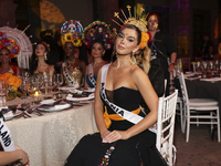 Miss Albania Franceska Rustemi attends the Miss Universe Catrinas Gala at Antiguo Colegio de las Vizcainas in Mexico City, Mexico, on Novemb...