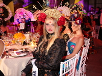 Miss Switzerland Laura Bircher attends the Miss Universe Catrinas Gala at Antiguo Colegio de las Vizcainas in Mexico City, Mexico, on Novemb...