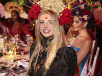 Miss Switzerland Laura Bircher attends the Miss Universe Catrinas Gala at Antiguo Colegio de las Vizcainas in Mexico City, Mexico, on Novemb...