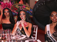 Miss Egypt Logina Salah attends the Miss Universe Catrinas Gala at Antiguo Colegio de las Vizcainas in Mexico City, Mexico, on November 1, 2...