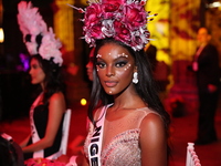 Miss Nigeria Chidimma Adetshina attends the Miss Universe Catrinas Gala at Antiguo Colegio de las Vizcainas in Mexico City, Mexico, on Novem...