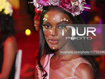 Miss Nigeria Chidimma Adetshina attends the Miss Universe Catrinas Gala at Antiguo Colegio de las Vizcainas in Mexico City, Mexico, on Novem...