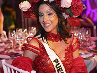 Miss Puerto Rico Jennifer Colon Alvarado attends the Miss Universe Catrinas Gala at Antiguo Colegio de las Vizcainas in Mexico City, Mexico,...