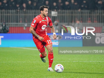 Pedro Pereira (AC Monza) participates in the Italian championship Serie A football match between AC Monza and AC Milan at U-Power Stadium in...