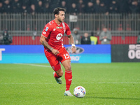 Pedro Pereira (AC Monza) participates in the Italian championship Serie A football match between AC Monza and AC Milan at U-Power Stadium in...