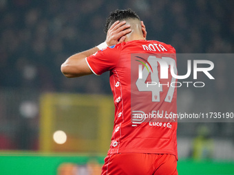 Dany Mota (AC Monza) disappoints during the Italian championship Serie A football match between AC Monza and AC Milan in Monza, Italy, on No...