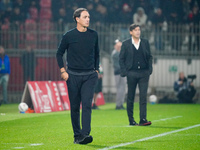 The head coach Alessandro Nesta (AC Monza) is present during the Italian championship Serie A football match between AC Monza and AC Milan a...