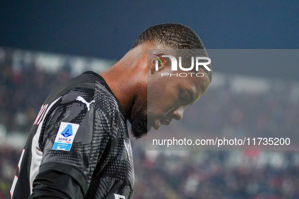 Mike Maignan (AC Milan) participates in the Italian championship Serie A football match between AC Monza and AC Milan in Monza, Italy, on No...